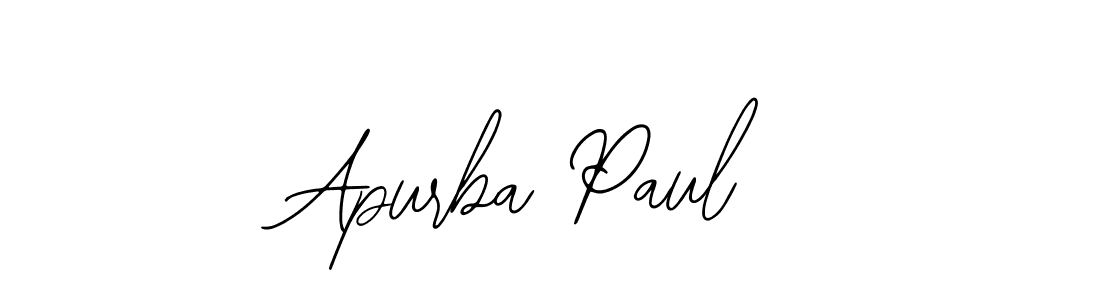 How to make Apurba Paul name signature. Use Bearetta-2O07w style for creating short signs online. This is the latest handwritten sign. Apurba Paul signature style 12 images and pictures png