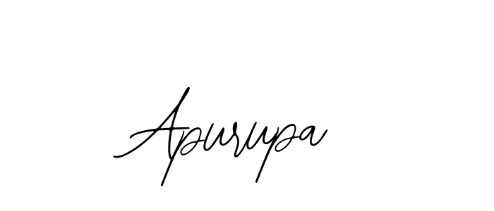 How to make Apurupa name signature. Use Bearetta-2O07w style for creating short signs online. This is the latest handwritten sign. Apurupa signature style 12 images and pictures png