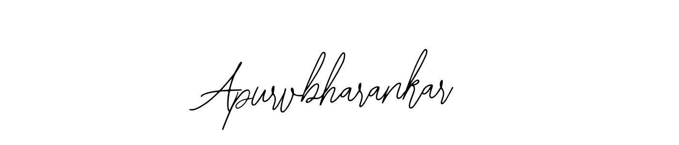 You should practise on your own different ways (Bearetta-2O07w) to write your name (Apurvbharankar) in signature. don't let someone else do it for you. Apurvbharankar signature style 12 images and pictures png