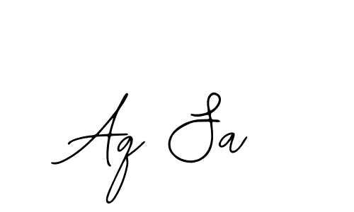 Make a beautiful signature design for name Aq Sa. With this signature (Bearetta-2O07w) style, you can create a handwritten signature for free. Aq Sa signature style 12 images and pictures png