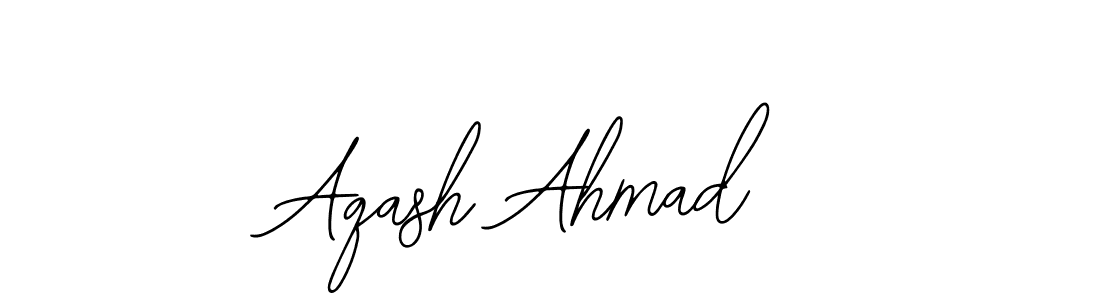 Design your own signature with our free online signature maker. With this signature software, you can create a handwritten (Bearetta-2O07w) signature for name Aqash Ahmad. Aqash Ahmad signature style 12 images and pictures png