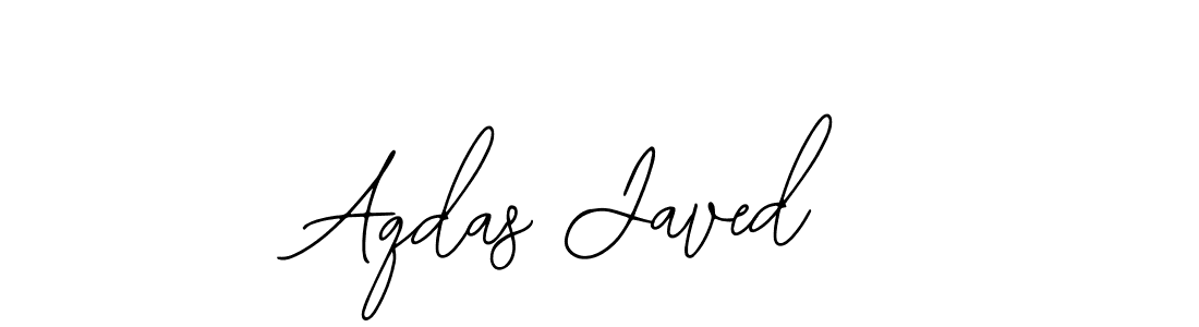 Use a signature maker to create a handwritten signature online. With this signature software, you can design (Bearetta-2O07w) your own signature for name Aqdas Javed. Aqdas Javed signature style 12 images and pictures png