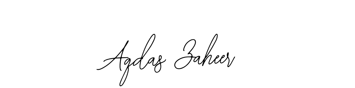 Design your own signature with our free online signature maker. With this signature software, you can create a handwritten (Bearetta-2O07w) signature for name Aqdas Zaheer. Aqdas Zaheer signature style 12 images and pictures png