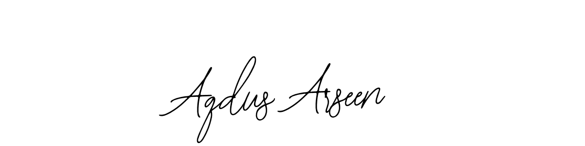 You should practise on your own different ways (Bearetta-2O07w) to write your name (Aqdus Arseen) in signature. don't let someone else do it for you. Aqdus Arseen signature style 12 images and pictures png