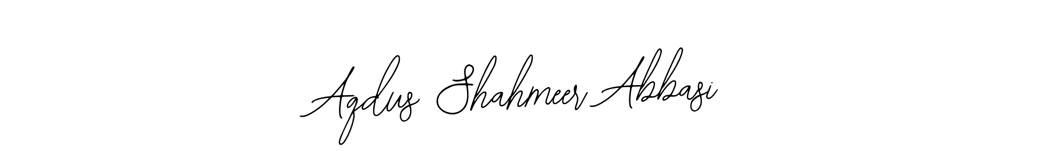 Create a beautiful signature design for name Aqdus Shahmeer Abbasi. With this signature (Bearetta-2O07w) fonts, you can make a handwritten signature for free. Aqdus Shahmeer Abbasi signature style 12 images and pictures png