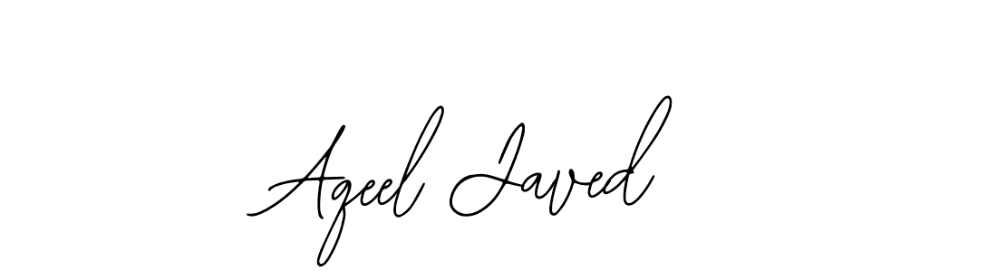 You should practise on your own different ways (Bearetta-2O07w) to write your name (Aqeel Javed) in signature. don't let someone else do it for you. Aqeel Javed signature style 12 images and pictures png