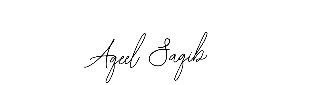 Design your own signature with our free online signature maker. With this signature software, you can create a handwritten (Bearetta-2O07w) signature for name Aqeel Saqib. Aqeel Saqib signature style 12 images and pictures png