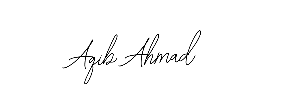 Design your own signature with our free online signature maker. With this signature software, you can create a handwritten (Bearetta-2O07w) signature for name Aqib Ahmad. Aqib Ahmad signature style 12 images and pictures png