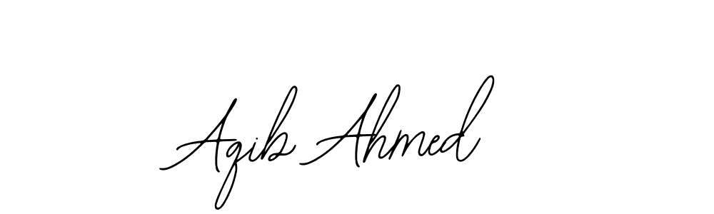 The best way (Bearetta-2O07w) to make a short signature is to pick only two or three words in your name. The name Aqib Ahmed include a total of six letters. For converting this name. Aqib Ahmed signature style 12 images and pictures png