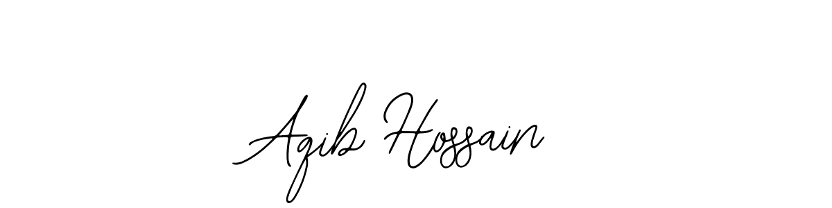 Make a beautiful signature design for name Aqib Hossain. With this signature (Bearetta-2O07w) style, you can create a handwritten signature for free. Aqib Hossain signature style 12 images and pictures png