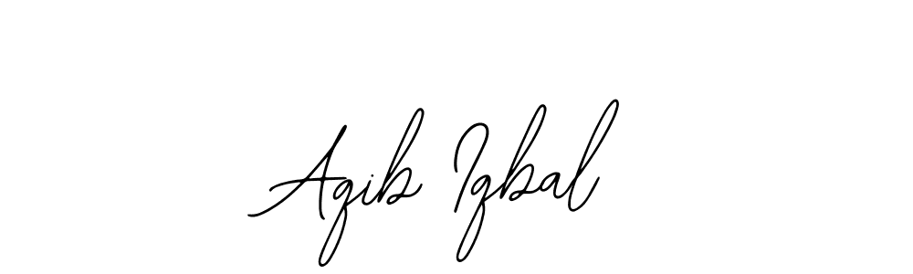 Bearetta-2O07w is a professional signature style that is perfect for those who want to add a touch of class to their signature. It is also a great choice for those who want to make their signature more unique. Get Aqib Iqbal name to fancy signature for free. Aqib Iqbal signature style 12 images and pictures png