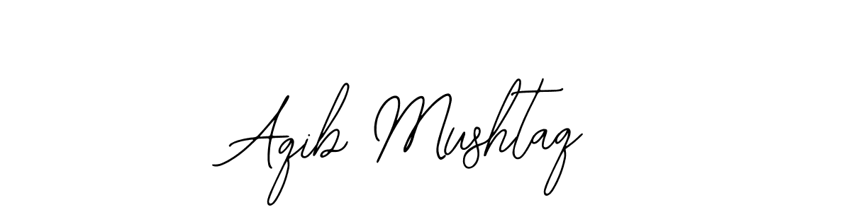 You should practise on your own different ways (Bearetta-2O07w) to write your name (Aqib Mushtaq) in signature. don't let someone else do it for you. Aqib Mushtaq signature style 12 images and pictures png