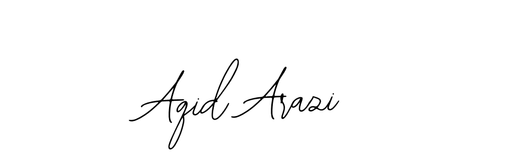 Use a signature maker to create a handwritten signature online. With this signature software, you can design (Bearetta-2O07w) your own signature for name Aqid Arazi. Aqid Arazi signature style 12 images and pictures png