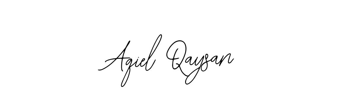 How to make Aqiel Qaysan signature? Bearetta-2O07w is a professional autograph style. Create handwritten signature for Aqiel Qaysan name. Aqiel Qaysan signature style 12 images and pictures png