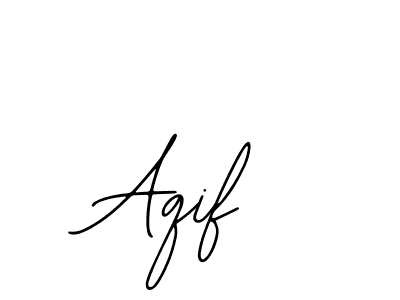 How to make Aqif name signature. Use Bearetta-2O07w style for creating short signs online. This is the latest handwritten sign. Aqif signature style 12 images and pictures png