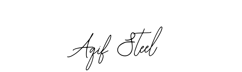 The best way (Bearetta-2O07w) to make a short signature is to pick only two or three words in your name. The name Aqif Steel include a total of six letters. For converting this name. Aqif Steel signature style 12 images and pictures png