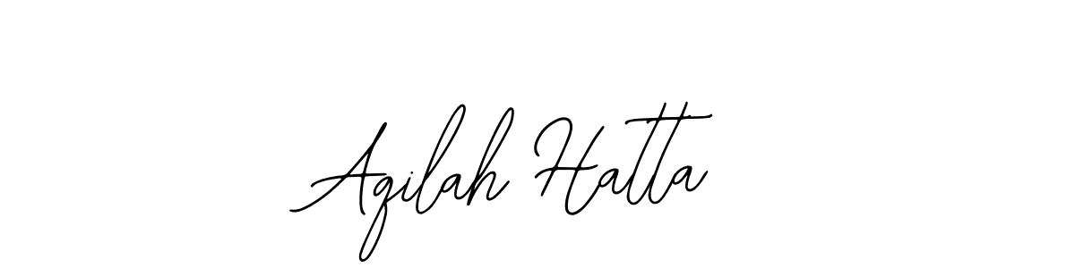 How to make Aqilah Hatta signature? Bearetta-2O07w is a professional autograph style. Create handwritten signature for Aqilah Hatta name. Aqilah Hatta signature style 12 images and pictures png