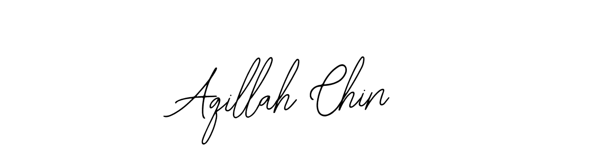 Design your own signature with our free online signature maker. With this signature software, you can create a handwritten (Bearetta-2O07w) signature for name Aqillah Chin. Aqillah Chin signature style 12 images and pictures png