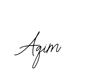 You should practise on your own different ways (Bearetta-2O07w) to write your name (Aqim) in signature. don't let someone else do it for you. Aqim signature style 12 images and pictures png