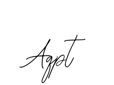 Use a signature maker to create a handwritten signature online. With this signature software, you can design (Bearetta-2O07w) your own signature for name Aqpt. Aqpt signature style 12 images and pictures png