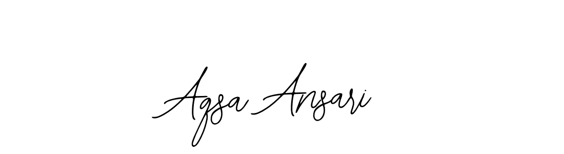 Also You can easily find your signature by using the search form. We will create Aqsa Ansari name handwritten signature images for you free of cost using Bearetta-2O07w sign style. Aqsa Ansari signature style 12 images and pictures png
