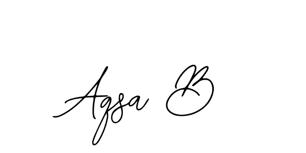 Aqsa B stylish signature style. Best Handwritten Sign (Bearetta-2O07w) for my name. Handwritten Signature Collection Ideas for my name Aqsa B. Aqsa B signature style 12 images and pictures png
