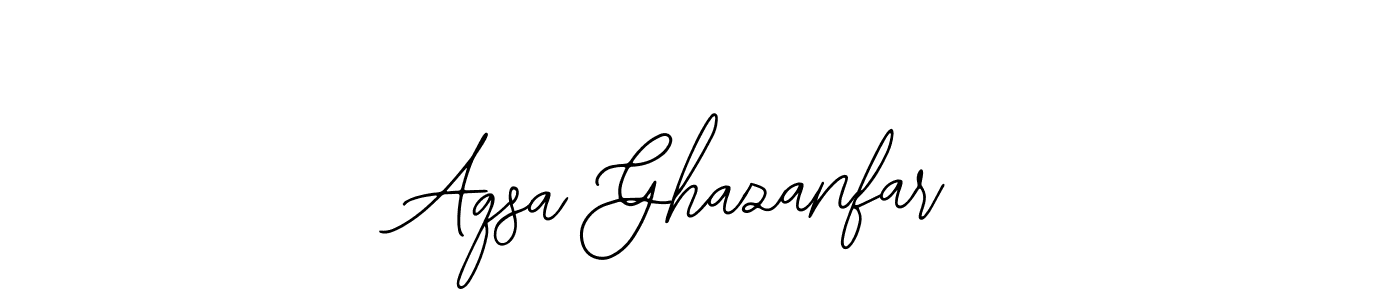 Also we have Aqsa Ghazanfar name is the best signature style. Create professional handwritten signature collection using Bearetta-2O07w autograph style. Aqsa Ghazanfar signature style 12 images and pictures png