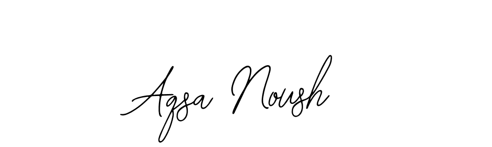 It looks lik you need a new signature style for name Aqsa Noush. Design unique handwritten (Bearetta-2O07w) signature with our free signature maker in just a few clicks. Aqsa Noush signature style 12 images and pictures png
