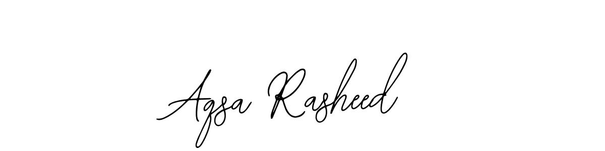 Make a short Aqsa Rasheed signature style. Manage your documents anywhere anytime using Bearetta-2O07w. Create and add eSignatures, submit forms, share and send files easily. Aqsa Rasheed signature style 12 images and pictures png