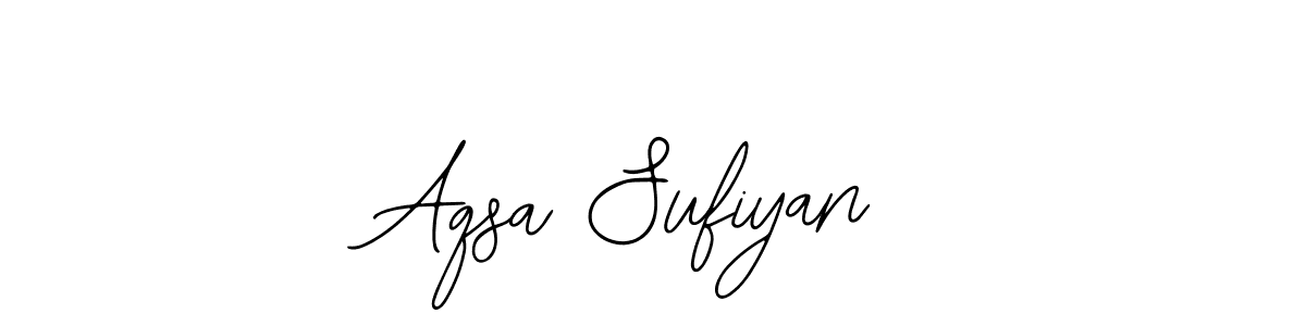 How to make Aqsa Sufiyan signature? Bearetta-2O07w is a professional autograph style. Create handwritten signature for Aqsa Sufiyan name. Aqsa Sufiyan signature style 12 images and pictures png