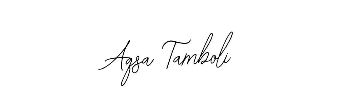 Make a beautiful signature design for name Aqsa Tamboli. Use this online signature maker to create a handwritten signature for free. Aqsa Tamboli signature style 12 images and pictures png