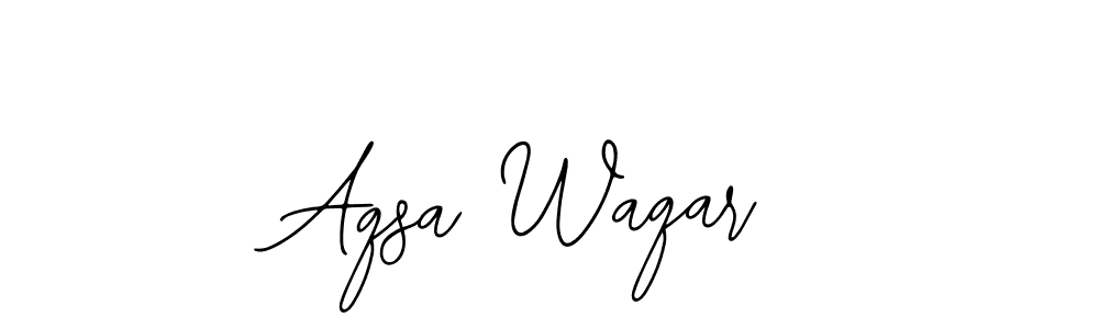 Aqsa Waqar stylish signature style. Best Handwritten Sign (Bearetta-2O07w) for my name. Handwritten Signature Collection Ideas for my name Aqsa Waqar. Aqsa Waqar signature style 12 images and pictures png