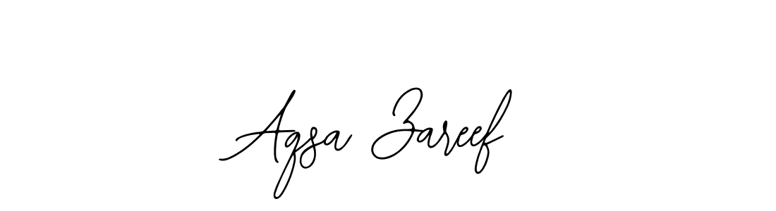 Create a beautiful signature design for name Aqsa Zareef. With this signature (Bearetta-2O07w) fonts, you can make a handwritten signature for free. Aqsa Zareef signature style 12 images and pictures png