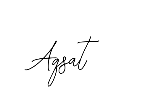 Also we have Aqsat name is the best signature style. Create professional handwritten signature collection using Bearetta-2O07w autograph style. Aqsat signature style 12 images and pictures png