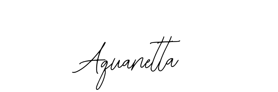 Make a beautiful signature design for name Aquanetta. With this signature (Bearetta-2O07w) style, you can create a handwritten signature for free. Aquanetta signature style 12 images and pictures png