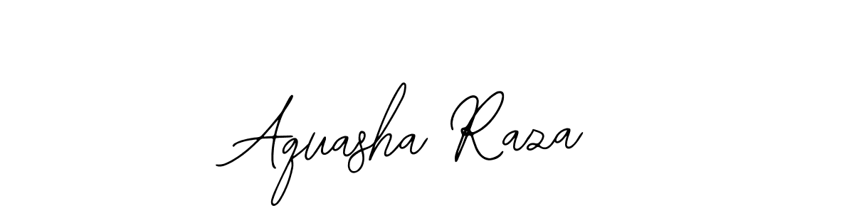Aquasha Raza stylish signature style. Best Handwritten Sign (Bearetta-2O07w) for my name. Handwritten Signature Collection Ideas for my name Aquasha Raza. Aquasha Raza signature style 12 images and pictures png