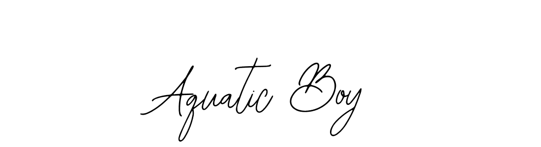 if you are searching for the best signature style for your name Aquatic Boy. so please give up your signature search. here we have designed multiple signature styles  using Bearetta-2O07w. Aquatic Boy signature style 12 images and pictures png