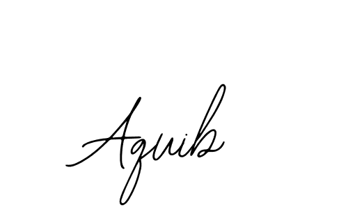 How to make Aquib name signature. Use Bearetta-2O07w style for creating short signs online. This is the latest handwritten sign. Aquib signature style 12 images and pictures png