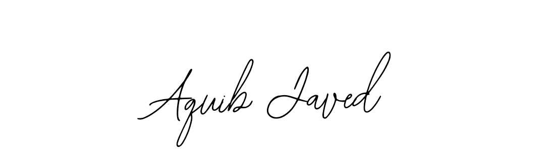 How to make Aquib Javed signature? Bearetta-2O07w is a professional autograph style. Create handwritten signature for Aquib Javed name. Aquib Javed signature style 12 images and pictures png