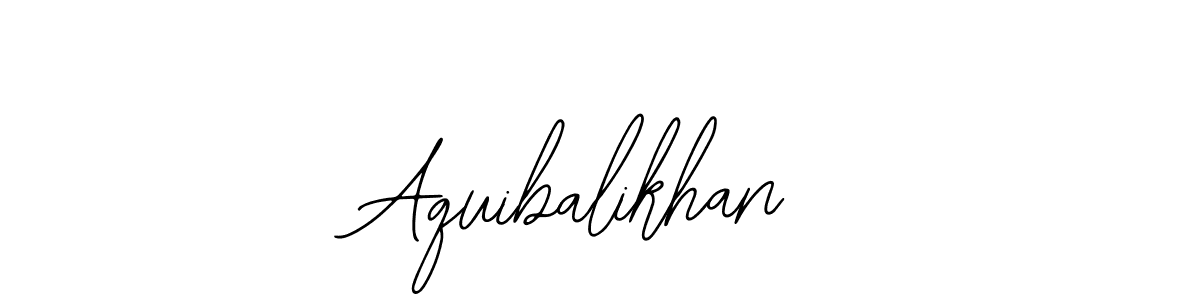 How to Draw Aquibalikhan signature style? Bearetta-2O07w is a latest design signature styles for name Aquibalikhan. Aquibalikhan signature style 12 images and pictures png