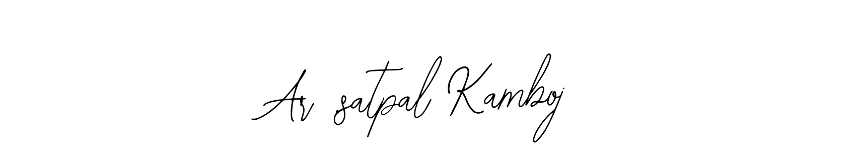 The best way (Bearetta-2O07w) to make a short signature is to pick only two or three words in your name. The name Ar .satpal Kamboj include a total of six letters. For converting this name. Ar .satpal Kamboj signature style 12 images and pictures png