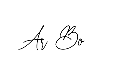 How to make Ar Bo signature? Bearetta-2O07w is a professional autograph style. Create handwritten signature for Ar Bo name. Ar Bo signature style 12 images and pictures png