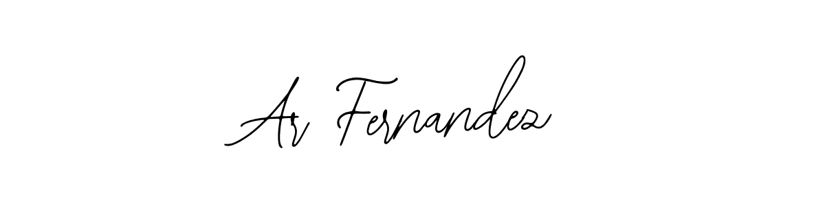 Similarly Bearetta-2O07w is the best handwritten signature design. Signature creator online .You can use it as an online autograph creator for name Ar Fernandez. Ar Fernandez signature style 12 images and pictures png