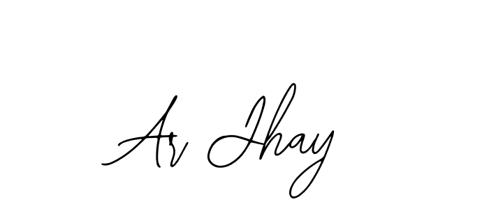 The best way (Bearetta-2O07w) to make a short signature is to pick only two or three words in your name. The name Ar Jhay include a total of six letters. For converting this name. Ar Jhay signature style 12 images and pictures png