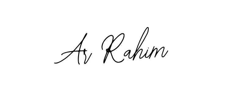 The best way (Bearetta-2O07w) to make a short signature is to pick only two or three words in your name. The name Ar Rahim include a total of six letters. For converting this name. Ar Rahim signature style 12 images and pictures png
