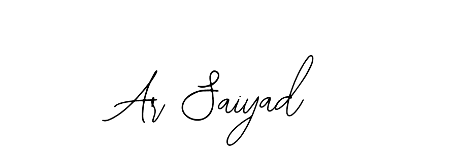 Make a beautiful signature design for name Ar Saiyad. Use this online signature maker to create a handwritten signature for free. Ar Saiyad signature style 12 images and pictures png