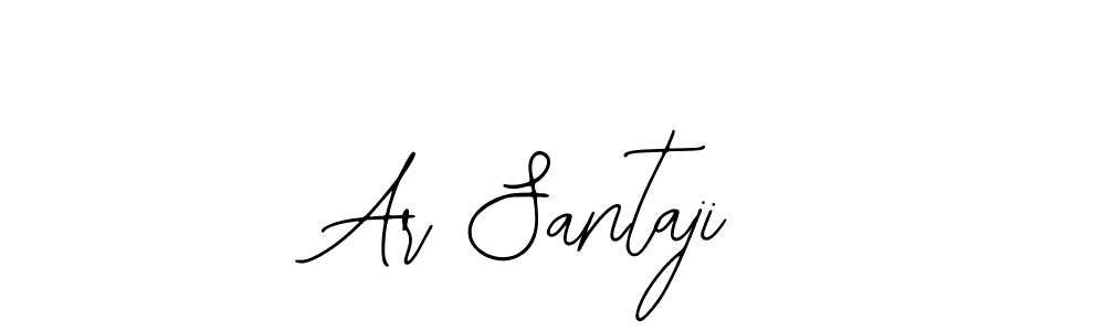 Bearetta-2O07w is a professional signature style that is perfect for those who want to add a touch of class to their signature. It is also a great choice for those who want to make their signature more unique. Get Ar Santaji name to fancy signature for free. Ar Santaji signature style 12 images and pictures png