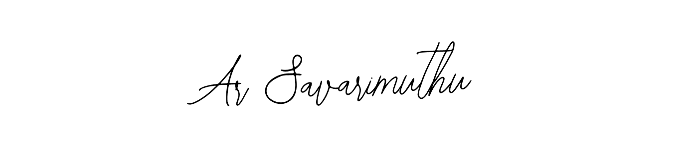 Also You can easily find your signature by using the search form. We will create Ar Savarimuthu name handwritten signature images for you free of cost using Bearetta-2O07w sign style. Ar Savarimuthu signature style 12 images and pictures png