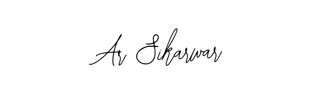 How to make Ar Sikarwar signature? Bearetta-2O07w is a professional autograph style. Create handwritten signature for Ar Sikarwar name. Ar Sikarwar signature style 12 images and pictures png
