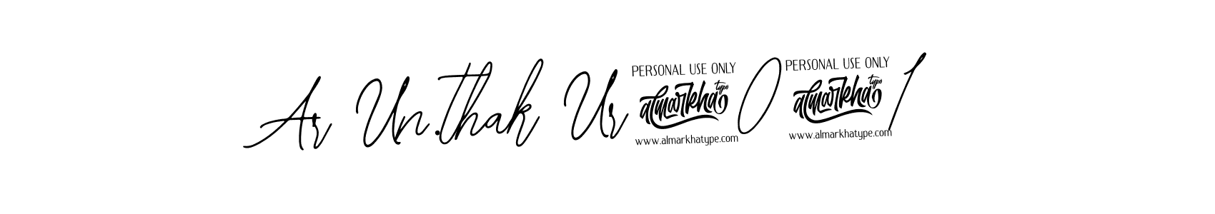 Bearetta-2O07w is a professional signature style that is perfect for those who want to add a touch of class to their signature. It is also a great choice for those who want to make their signature more unique. Get Ar Un.thak Ur4091 name to fancy signature for free. Ar Un.thak Ur4091 signature style 12 images and pictures png